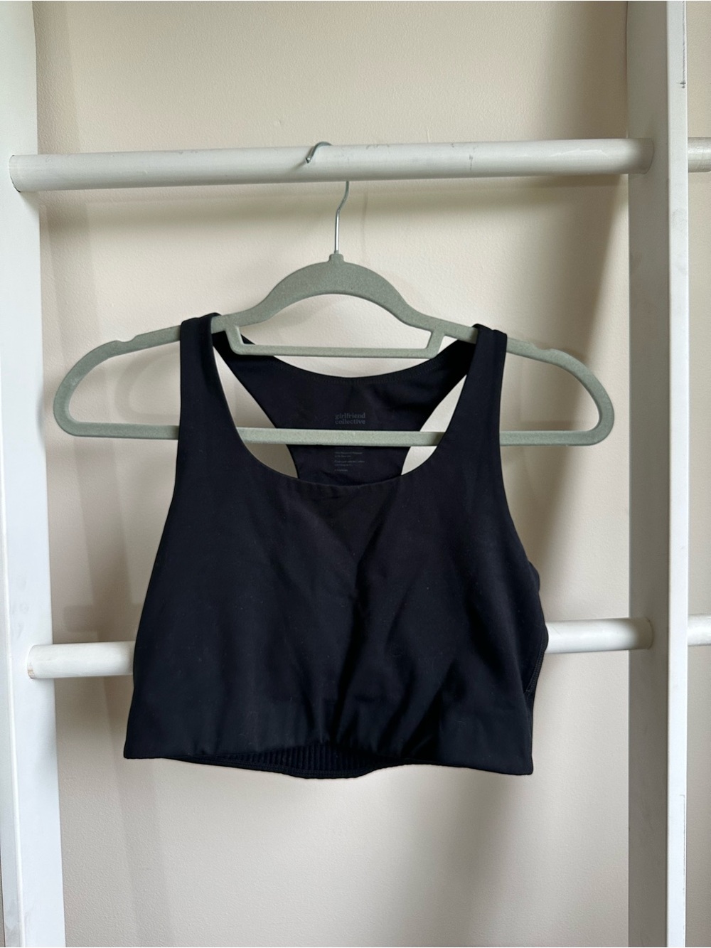 girlfriend collective Black Sports Bra